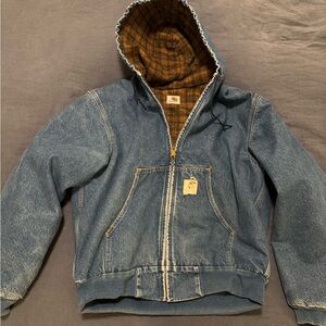 Vintage carhartt jacket denim